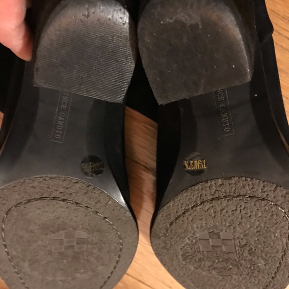 Vince Camuto Hadley Black Suede Ankle Boot 7.5 - Picture 4 of 5